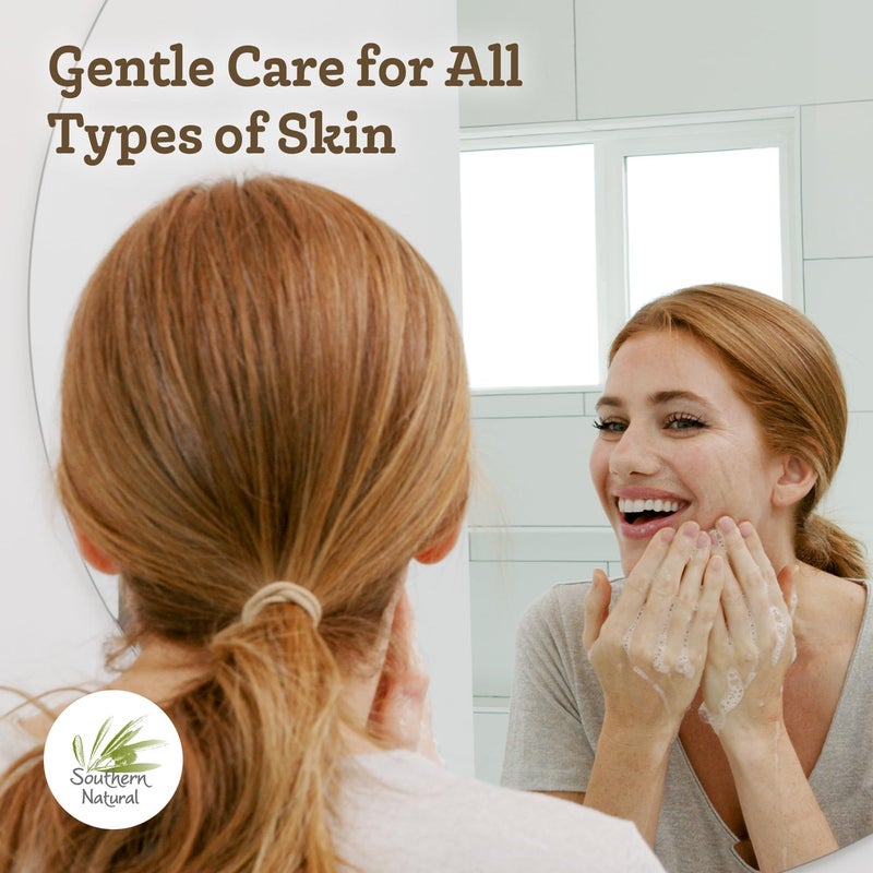 Southern Natural Goat Milk Soap Bar â€“ Spa Fusion Essential Oil Blend â€“ Gentle Handmade Soap for Dry, Sensitive Skin â€“ All-Natural Face & Body Soaps, 4 oz (1 Bar) - Image 2